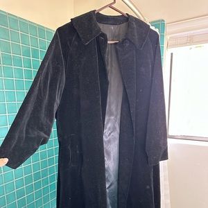 Vintage Black velvet coat
